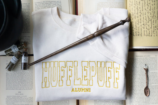 Harry Potter Hufflepuff Alumni Embroidered Crew
